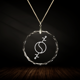 Glas Anhänger - Kristall ANA'LOTUS