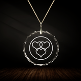 Glass Pendant - Crystal ENA