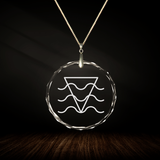 Glass Pendant - Crystal PRADNA